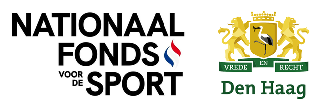 Logo's NFvdS en Gemeente Den Haag